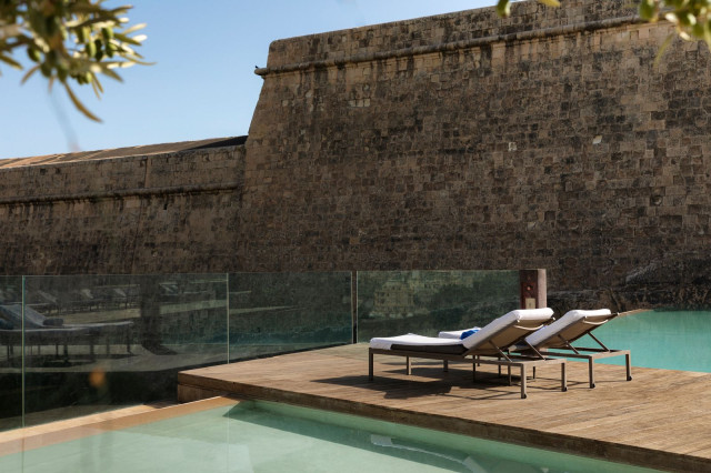 bastion pool at the phoenicia in malta