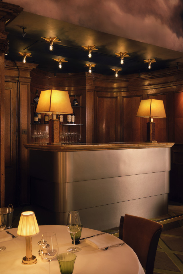 dining area inside private members' club