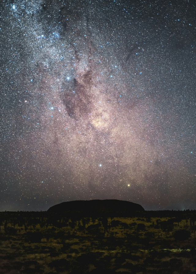 uluru night sky 